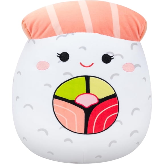 Squishmallows Original 12in Rolanda The Salmon Sushi  Official Jazwares Plush (Medium-Sized) Ultra Soft Collectible Stuffed Toy, Kids Gift