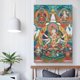 thumbnail image 5 of Pósteres de Thangka tibetano de la diosa madre, decoración del hogar, póster de pared, imagen colgante, impresión, pintura decorativa para dormitorio, carteles estéticos para habitación, 20 x 30, 5 of 6
