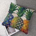 thumbnail image 7 of PIKWEEK Pillow Covers Summer Colorful Fresh Pineapple Tropical Fruit Cotton  Throw Pillow Case Cushion Cover Outdoor Home Couch Decorative Set of 2 Multiple specifications, 7 of 7