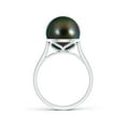 thumbnail image 2 of ANGARA Classic Tahitian Cultured Pearl Ring in 925 Sterling Silver for Women | June Birthstone, Birthday, Anniversary, Jewelry Gift for Women | Pearl Ring, 2 of 7
