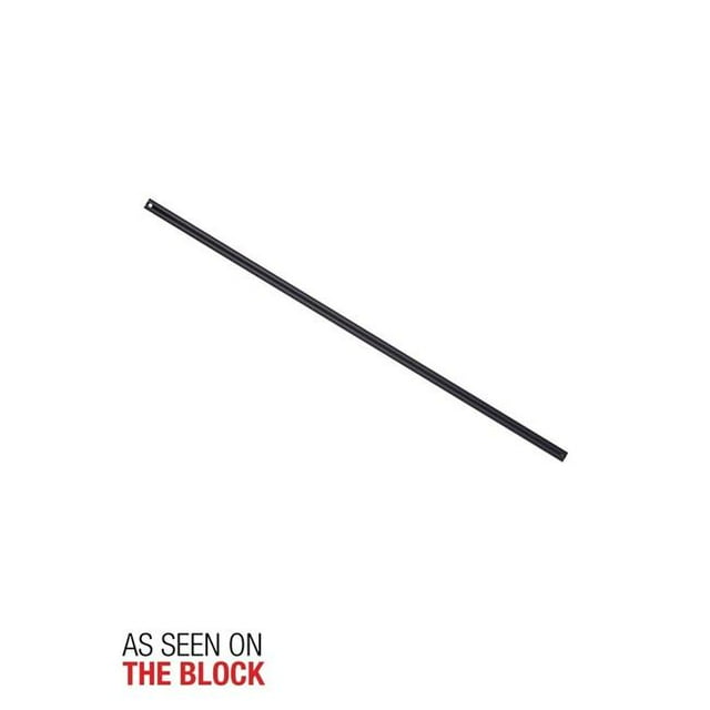 Lucci Air 210559240 24 in. Ceiling Fan Downrod, Black