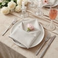thumbnail image 2 of Unique Bargains 6 Pack Cotton Washable Reusable Dinner Napkins for Events Gray 18"x18", 2 of 6