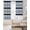 Navy blue, gray, light blue, variant on Grey Navy Blue Striped Black Out Curtains 72 Inch Long, Light Blocking Drapes with Black Liner, Farmhouse Stripes Modern Abstract Art Blackout Curtains for Bedroom Living Room 52"x72" 2 Panels
