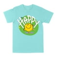 thumbnail image 1 of Mr. Men Little Miss Happy Light-Blue Large T-Shirt, 1 of 1