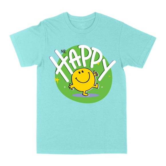 Mr. Men Little Miss T-Shirt Moyen Bleu Clair Heureux