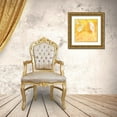 thumbnail image 3 of Evelia Designs 26x26 Gold Ornate Wood Framed with Double Matting Museum Art Print Titled - Budgie and Cartouche I, 3 of 4