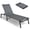 Gray, variant on Vitarpatio Aluminum Outdoor Chaise Lounge Chair, Foldable Pool Lounge Chairs 5 Adjustable Position Lounge Recliner Chair, Assembly Free, Khaki