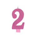 thumbnail image 1 of Amscan 2 Glitter Candle, 1 of 1