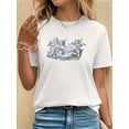 thumbnail image 1 of Women's Casual Cupid & XOXO Graphic - Breathable, Comfort Fit Short Sleeve T-Shirt with Round Neck Tee For Adult, Men, Women, Teen, Teenager, Adolescent, Youth, 1 of 8