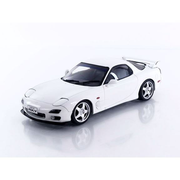 2001 Mazda RX7 Type RS (FD3S) RHD (Right Hand Drive) White 1/18 Diecast Model Car by Solido