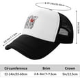thumbnail image 6 of Mesh Dad Hat Adjustable Washed Panda Butterfly Baseball Dad Cap Funny Distressed Ball Trucker Cap, 6 of 9