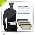 thumbnail image 2 of Riñonera Lewis N. Clark con bloqueo RFID, bolsa de viaje, color marrón, 2 of 8