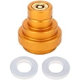 thumbnail image 1 of Soda Water Adapter, CO2 Quick Adapter Upgraded for Soda Machine Soda Water CO2 Adapter TR21 4 Male Thread Soda Water CO2 Cylinder Connector for Terra (Gold Orange), 1 of 8