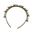thumbnail image 3 of Qarigey Horquilla de peinado con flequillo doble, diadema para decoración del cabello de salón, Clips, diadema para mujer, accesorio de Accesorio para el cabello café, 3 of 6