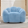 thumbnail image 2 of Lotus Type Compression Sofa Adult Bean Bag Sofa With Pull Ring Can Be Easily Moved Without Installation, Floor Sofa Couch For Living Room, Bedroom, Office, Apartment, 2 of 12