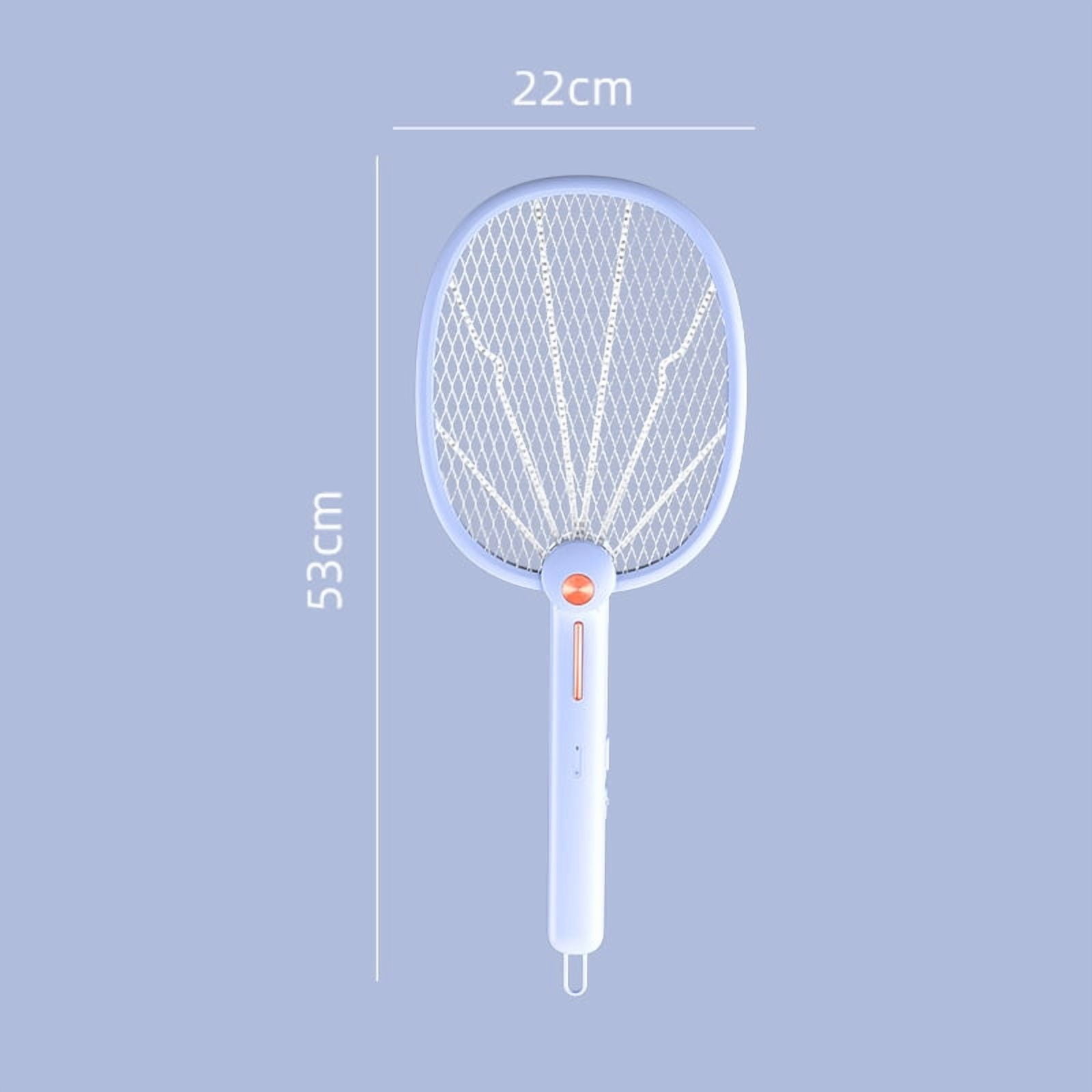 Multifunctional dual-purpose electric mosquito swatter, purple light mosquito trap, three-dimensional base, solar charging, long-lasting battery life