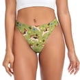 thumbnail image 1 of Fotbe Running Beagle Tanga Sin Costuras para Mujer con Estampado – Panties Invisibles, Transpirables y Cómodos para Uso Diario-Medium, 1 of 6