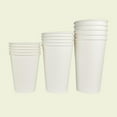 Kitchsy 20 oz. Disposable Paper Cups - White Hot Coffee & Tea To-Go ...