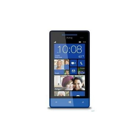 HTC 8X 16GB Unlocked GSM Windows 8 OS Cell Phone - 4.3" Touchscreen, Micro USB, Built-in WiFi, Bluetooth, 8MP Camera, Bl