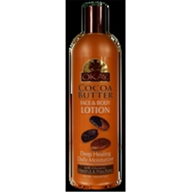 Okay Cocoa Butter Face & Body Lotion, 16 Oz