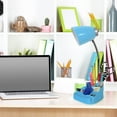 thumbnail image 5 of Limelights Gooseneck Organizer Desk Lamp with iPad Tablet Stand Book Holder and USB port, Blue, 5 of 10