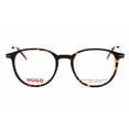 thumbnail image 2 of Hugo HG 1206 0086 00 Men's Havana Metal Round Frame Eyeglasses, 2 of 2