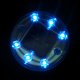 thumbnail image 5 of Lámpara de césped impermeable con luz de jardín al aire libre con energía solar 6LED para iluminación de jardín en casa azul, 5 of 8
