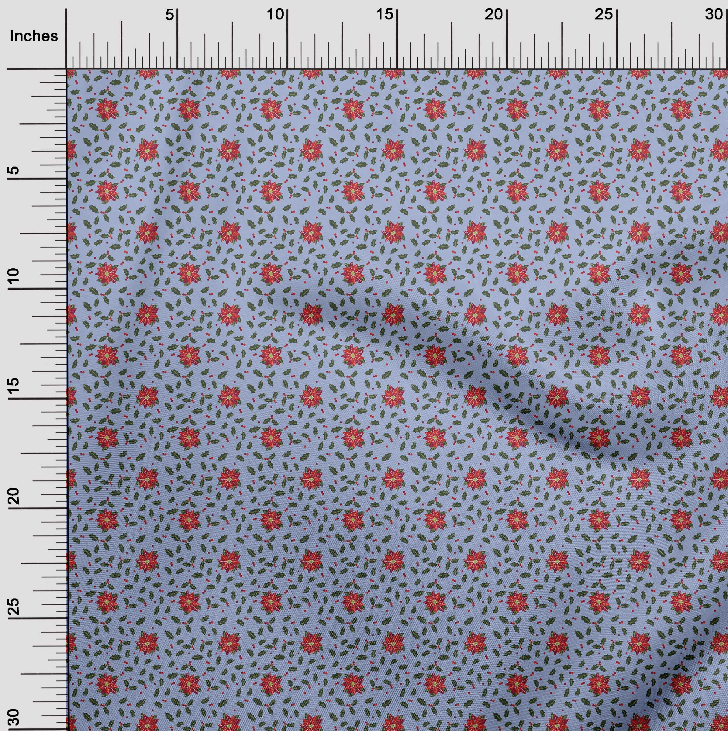 oneOone Viscose Jersey Blue Fabric Christmas Sewing Fabric By The Yard Printed Diy Clothing Sewing Supplies 60 Inch Wide