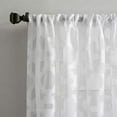 thumbnail image 3 of No. 918 Yvette Trellis Jacquard Sheer Rod Pocket Curtain Panel, 52" x 63", 3 of 6