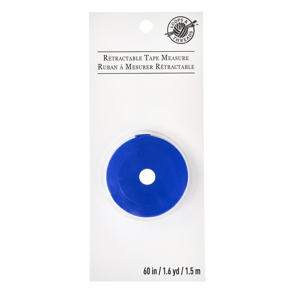 12 Pack: 60" Retractable Tape Measure by Loops & Threads