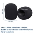 thumbnail image 3 of Emlimny 6 PCS Black Microphone Cover - Foam Mic Covers Windscreen Suitable for Most Standard Handheld Microphone, 3 of 6