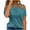 01 Blue, variant on Summer T-Shirts for Women Sexy Cold Shoulder Tops Ladies Blouses Solid Color V Neck Short Sleeve Shirts Casual Dressy Blouse Loose Fit Tshirts Tunic Tops Tees Trendy Pullover