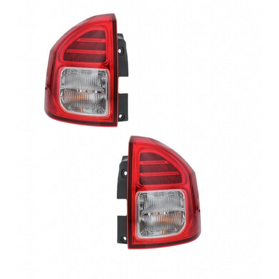 For Jeep Compass Tail Light 2014 2015 2016 2017 Driver and Passenger Side | Pair | LED | For CH2800204 | 5272909AB