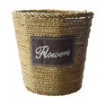 thumbnail image 1 of LOVIVER Panier de Jardinière en Paille Tressée Créatif pour Intérieur Extérieur Balcon Salon Cône Inversé, 1 of 8