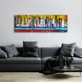 thumbnail image 3 of Epic Art 'Skyline' by Erin Ashley, Acrylic Glass Wall Art, 3 Piece Set, 72" x 24", 3 of 8