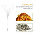 thumbnail image 1 of Garden Rake, Telescopic Rake Adjustable Folding Grass Leaves Rake Garden Clean Tool, 1 of 8