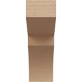 thumbnail image 2 of 4"W x 8"D x 12"H Classic Monterey Rough Cedar Woodgrain TimberThane Corbel, Primed Tan, 2 of 6