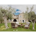 thumbnail image 2 of Natural Teak Outdoor Riviera Swivel Chair Set & Coffee Table - Anderson Teak-Color:Natural,Material:Teak, 2 of 2