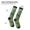 thumbnail image 4 of Sikiie Succulents 1 Pairs Compression Socks for Men and Women 15-20 mmHg Running Support Socks, 4 of 7