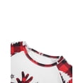 thumbnail image 6 of Qiylii Family Matching Christmas Pajamas Set, O-Neck Long Sleeve Tops+ Pyjama Trousers, 6 of 9