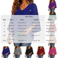 thumbnail image 3 of Stamzod Sparkly Tops for Women Business Casual Mesh Flowy Blouses V-Neck 3/4 Sleeve Split Sequin Tunic Shirt, 3 of 8
