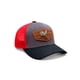 thumbnail image 1 of KNITE Gorra Farmer Rooster Silver Trucker Hombre Ajustable Estilo Rancho Gallo, 1 of 5