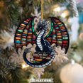 thumbnail image 1 of Deseos Adorno Colgante de Libro Pequeño de Navidad | Decoración navideña ligera y duradera | Adorno festivo para árbol y accesorio para estantería | Encantador regalo navideño, 1 of 6