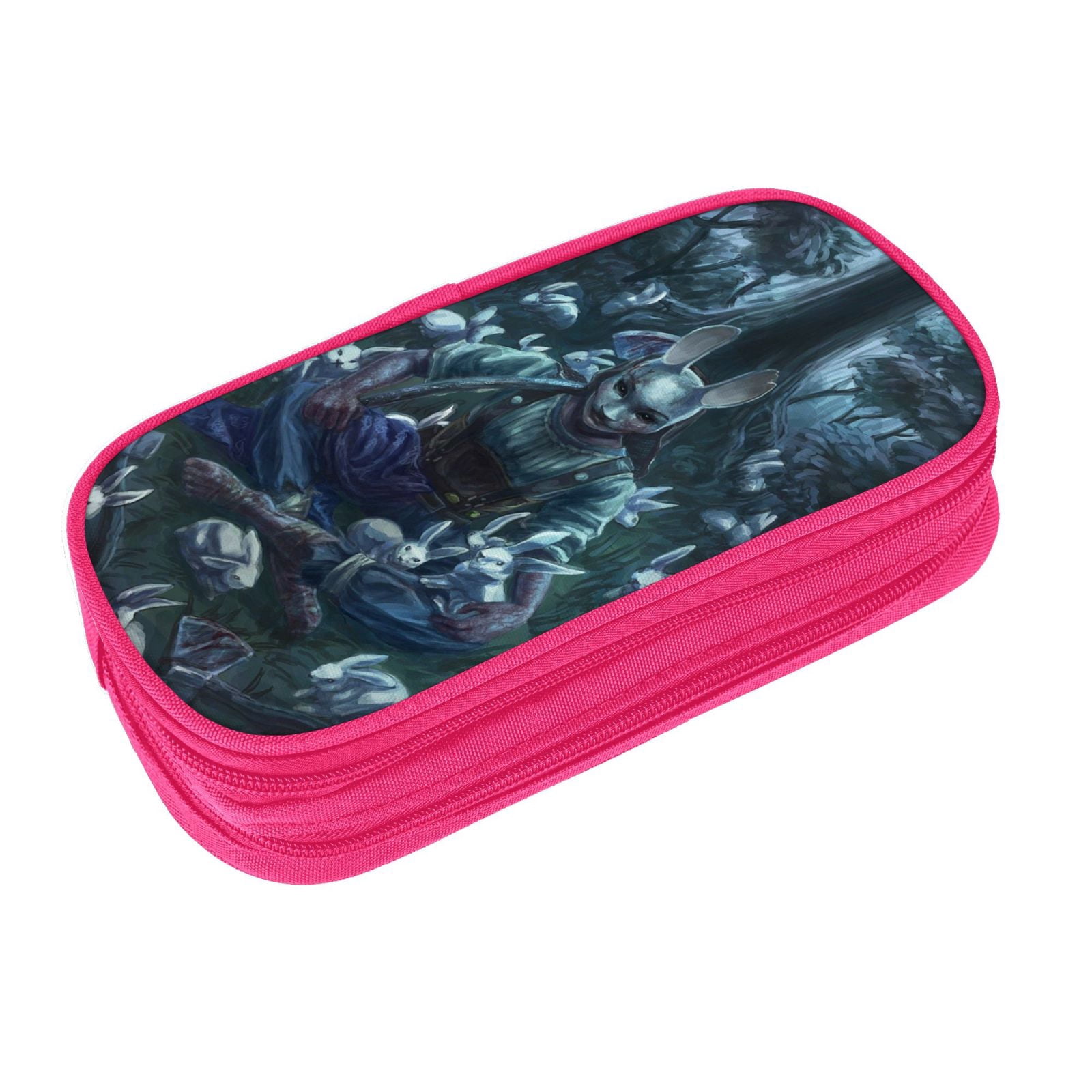 Dead By Daylight Dbd Pencil Case Large Capacity Pencil Pouch Pen Bag Office Stationery Organizer Travel Makeup Bag Pink