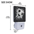 thumbnail image 4 of Soccer Ball Night Light 2 Pack LED Nightlight Plug into Wall Dusk to Dawn Sensor Soft White, 4 of 7