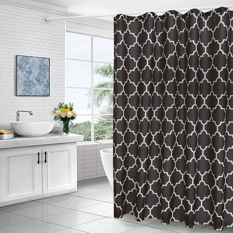 LUXURY MODERN Style Bathroom Shower Curtain FABRIC 100% Polyester 180x180 PARIS 