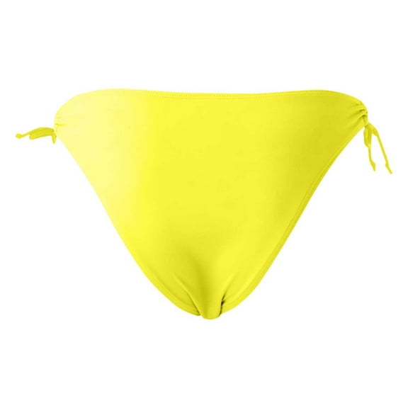 Zpanxa Swim Shorts Women, Bathing Suit Bottoms for Women, Bikini Swim Pants Shorts Bottom Swimsuit Swimwear Bathing Yellow A M