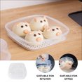 thumbnail image 3 of Shisuyan 2Pcs Steamer Baskets Dim Sum Steamed Racks Microwave Oven Special Boxes (White), 3 of 9