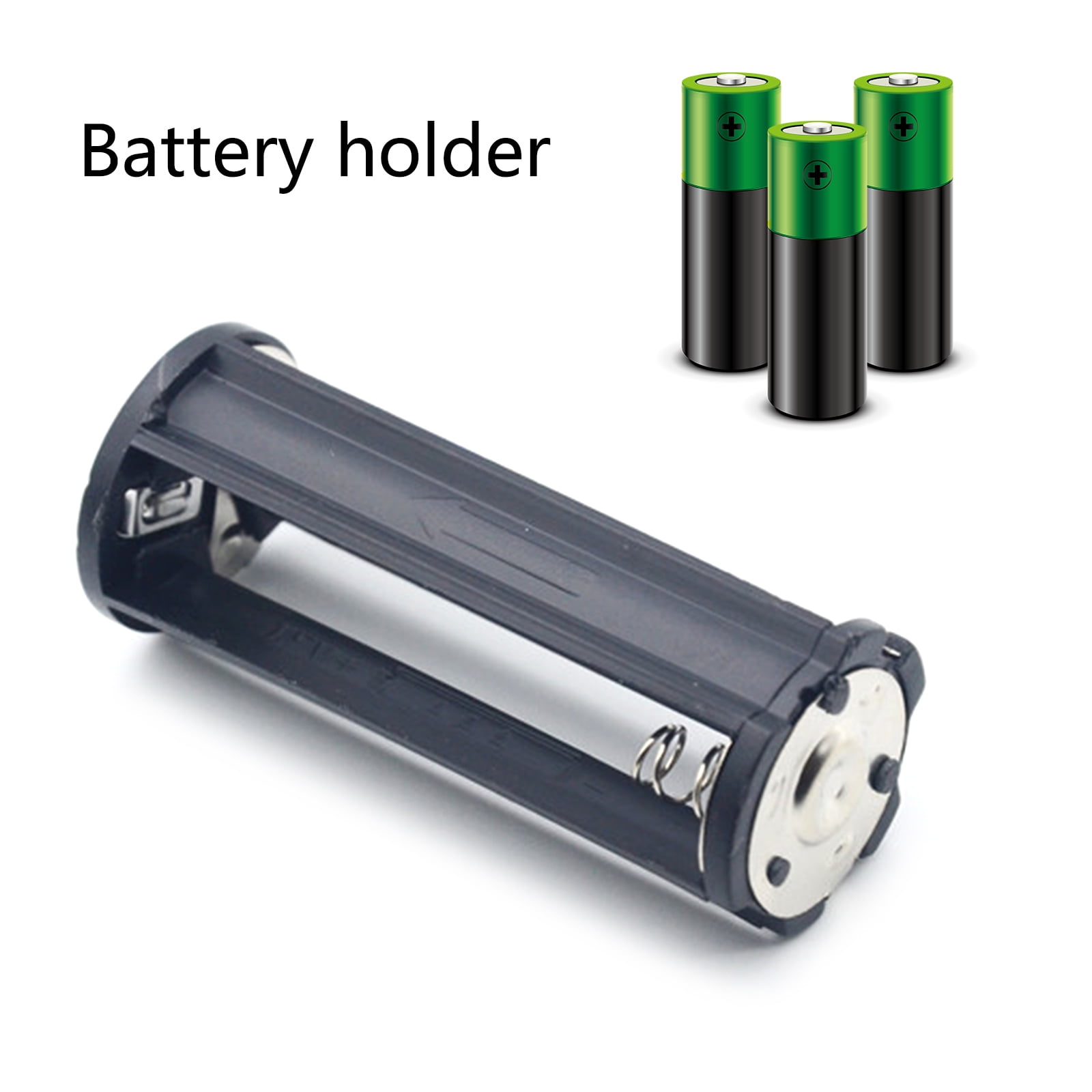 Uxcell Double-Sided AA Battery Holder - Holds 4 X 1.5V Batteries, Black Plastic Case With Weld Legs, 2-Pack - View #10