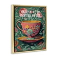 thumbnail image 2 of Stupell Industries Bohemian Together We Sip & Rise Gold Floating Frame Canvas Art, 17 x 21, by Sara Culpepper, 2 of 8